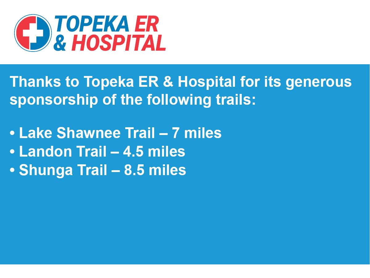 Topeka ER and Hospital trail sponsorship