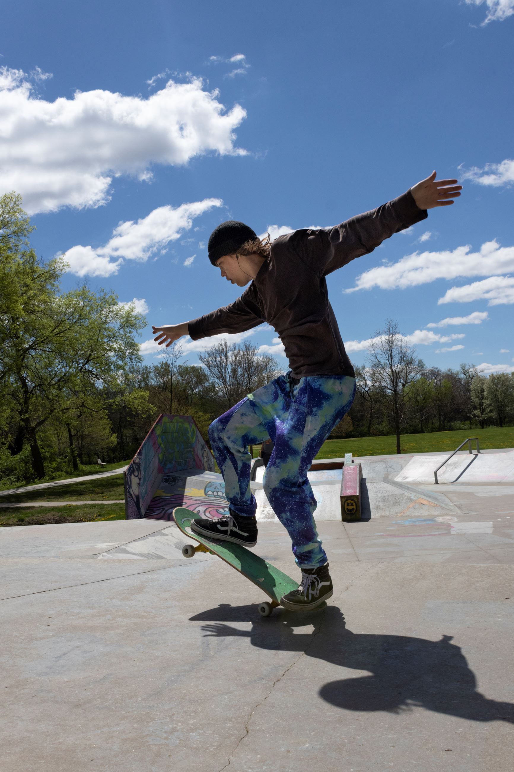 Skater on skateboard