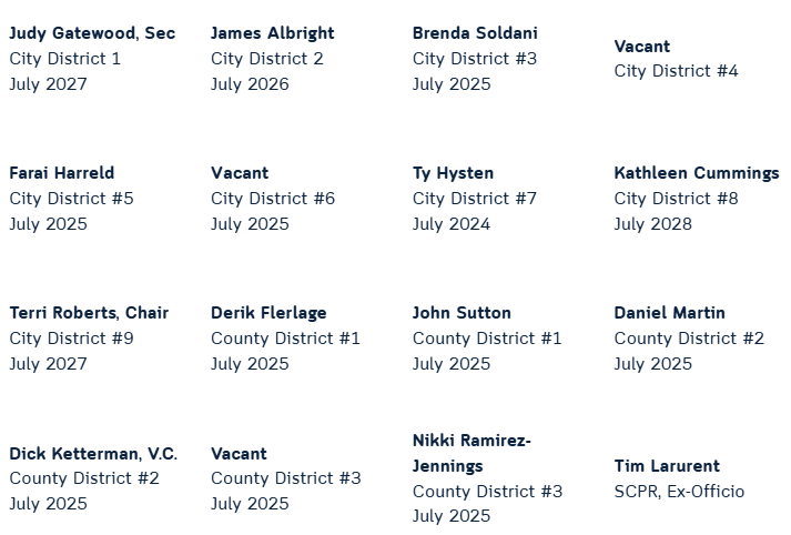 SCPR Advisory Board Members